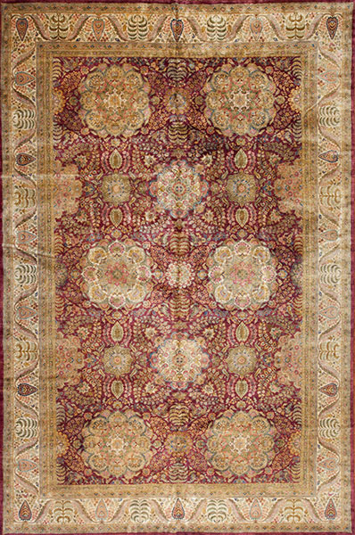 87816 GOLDEN AGE <br> VICTORIA, CLARET/IVORY 